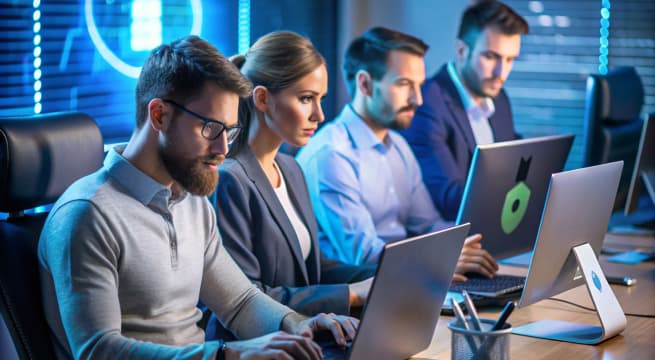 High-performance team solving complex IT challenges